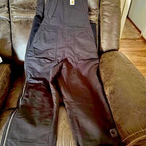 Carhartt Dark Overalls with Rain Defender